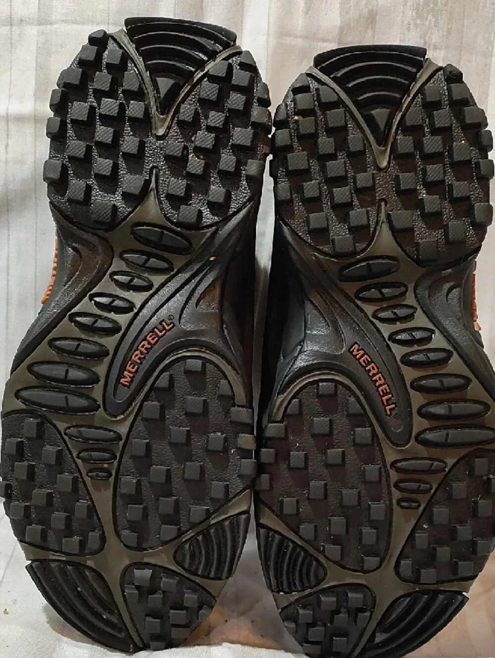 Merrell Women's Olive Green and Black Slip-On Trail Sneakers - Picture 7 of 7